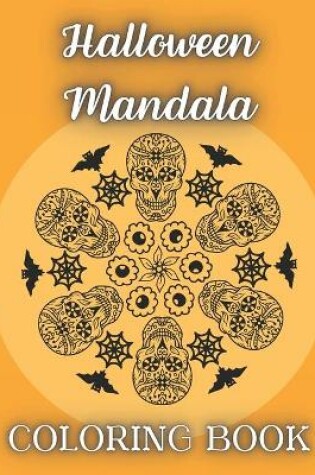 Cover of Halloween Mandala Coloring Book