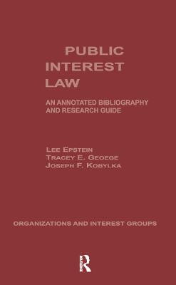 Book cover for Public Interest Law