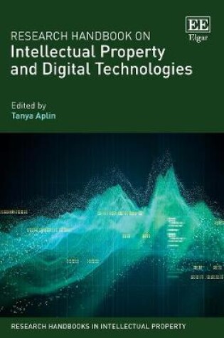 Cover of Research Handbook on Intellectual Property and Digital Technologies