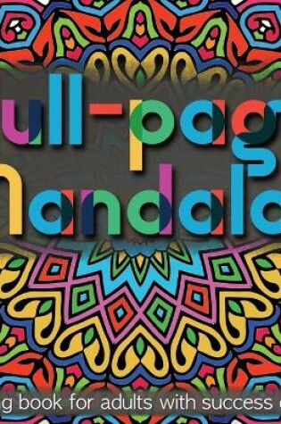 Cover of Full-page Mandalas