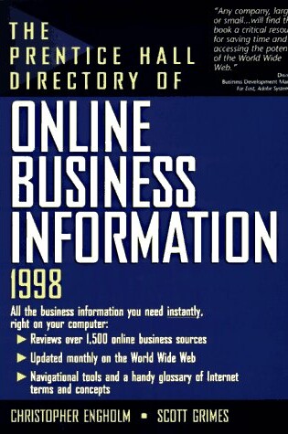 Cover of Prentice Hall Directory of Online Business Information 1998