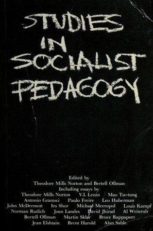 Cover of Studies in Socialist Pedagogy