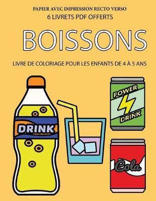 Cover of Livre de coloriage pour les enfants de 4 à 5 ans (Boissons)