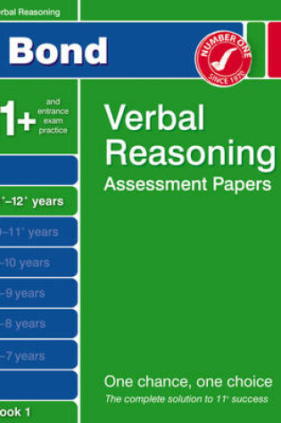 Cover of Bond Fifth Papers in Verbal Reasoning 11-12+ Years