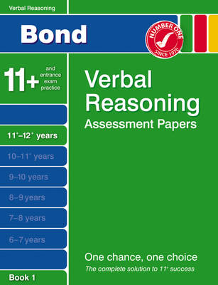 Book cover for Bond Fifth Papers in Verbal Reasoning 11-12+ Years