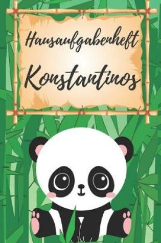 Cover of Hausaufgabenheft Konstantinos