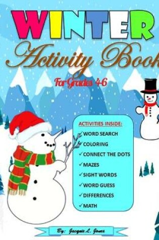 Cover of Winter Activity Book For Kids Grades 4-6