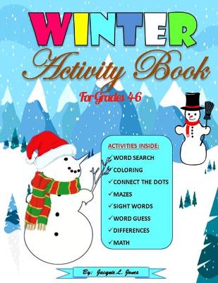 Book cover for Winter Activity Book For Kids Grades 4-6