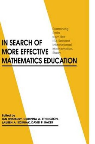 Cover of In Search of More Effective Mathematics Education