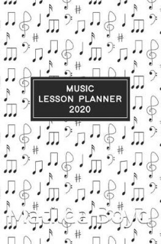 Cover of Music Lesson Planner 2020