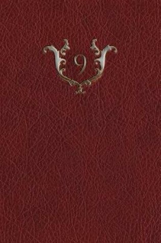 Cover of Monogram "9" Notebook