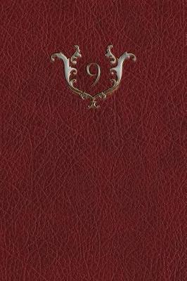 Cover of Monogram "9" Notebook