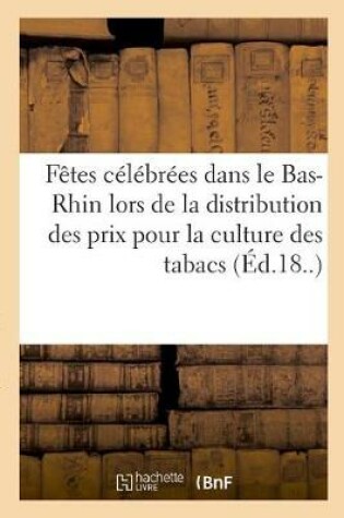 Cover of Fetes Celebrees Dans Le Departement Du Bas-Rhin