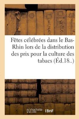 Book cover for Fetes Celebrees Dans Le Departement Du Bas-Rhin