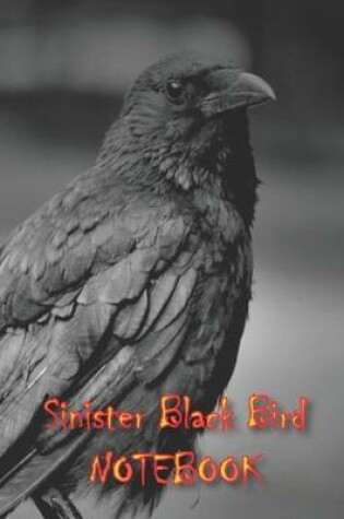 Cover of Sinister Black Bird NOTEBOOK