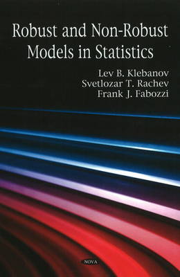 Book cover for Robust & Non-Robust Models in Statistics
