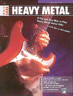 Book cover for Heavy Metal Guitar Tab Licks