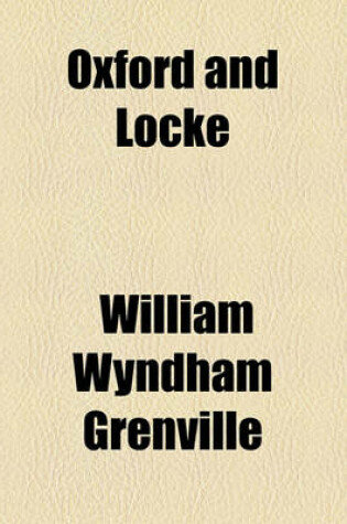 Cover of Oxford and Locke