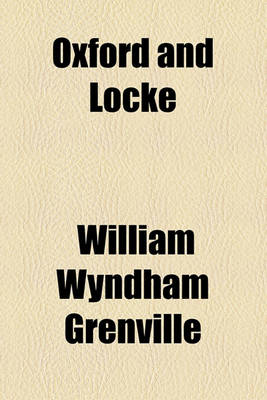 Book cover for Oxford and Locke