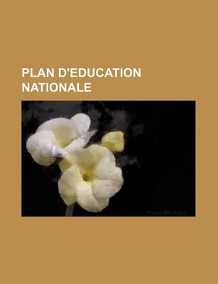 Book cover for Plan D'Education Nationale