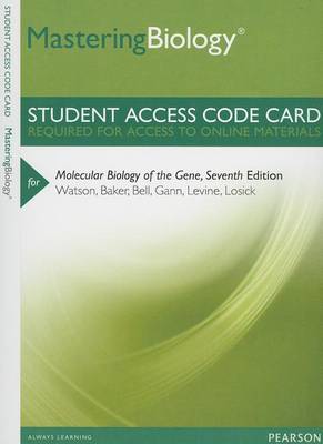 Book cover for Mastering Biology -- Standalone Access Card -- for Molecular Biology of the Gene