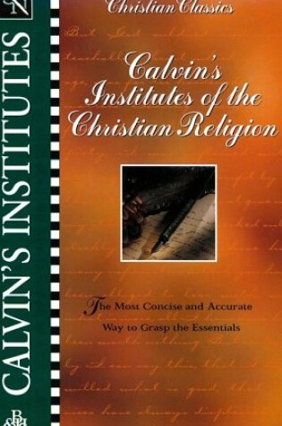 Cover of Calvin's Institutes of the Christian Religion