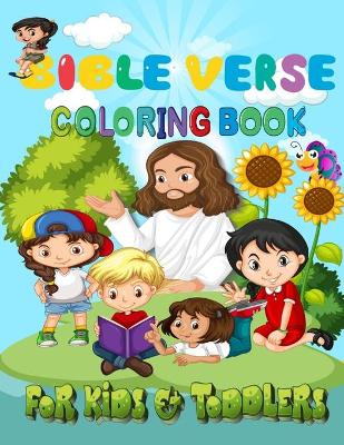 Book cover for Bible Verse Coloring Book For Kids And Toddlers