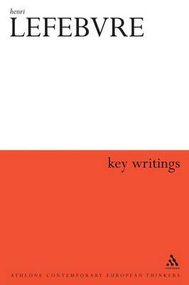 Book cover for Henri Lefebvre: Key Writings