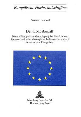 Cover of Der Logosbegriff