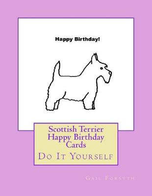 Book cover for Scottish Terrier Happy Birthday Cards