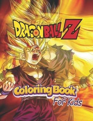 Book cover for Dragon Ball Z Coloring Book for kids