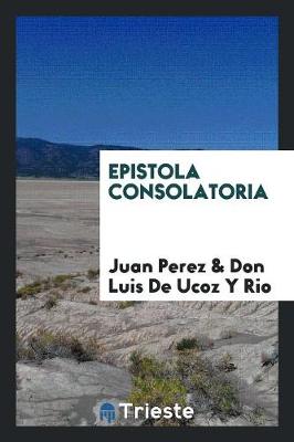 Book cover for Epistola Consolatoria