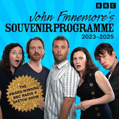 Book cover for John Finnemore’s Souvenir Programme: 2023-2025