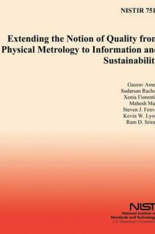 Cover of Extending the Notion of Quality from Physical Metrology to Information and Sustainability