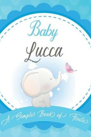 Cover of Baby Lucca A Simple Book of Firsts
