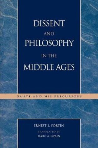 Cover of Dissent and Philosophy in the Middle Ages