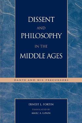 Book cover for Dissent and Philosophy in the Middle Ages