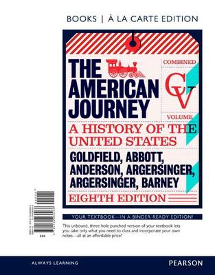 Book cover for American Journey, The, Combined Volume, Books a la Carte Edition