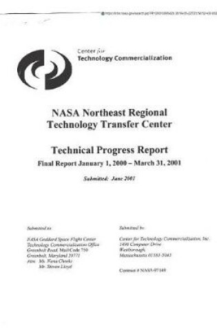 Cover of NASA Northeast Regional Technology Transfer Center