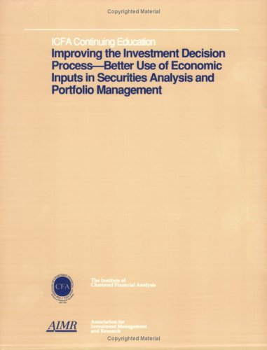 Book cover for Improving the Investment Decision Process