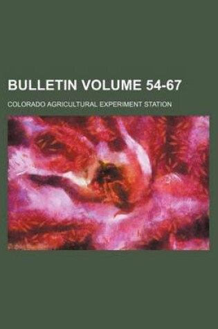 Cover of Bulletin Volume 54-67