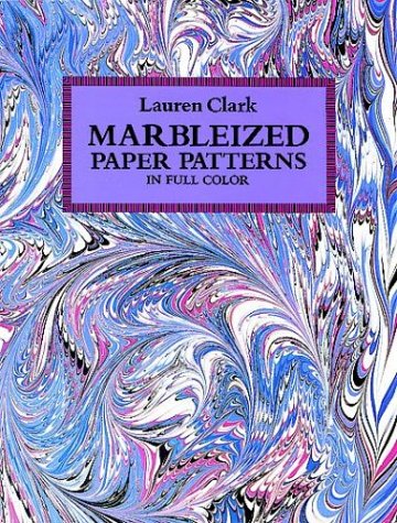 Book cover for Marbleized Paper Patterns in Full Color