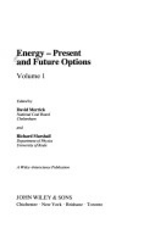 Cover of Energy