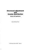 Book cover for Structural Adjustment and Income Distribution