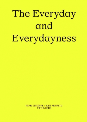 Book cover for The Everyday and Everydayness