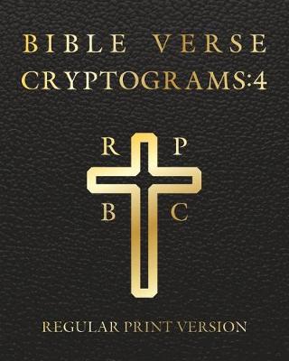 Book cover for Bible Verse Cryptograms 4