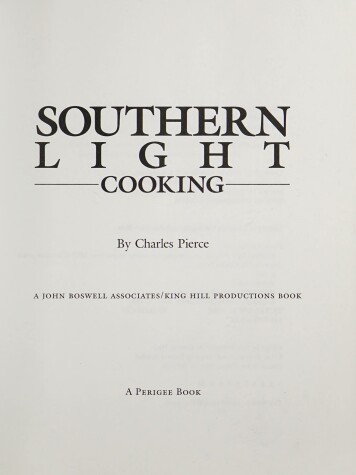 Book cover for Southern Light Cooking