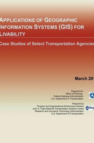 Cover of Applications of Geographic Information Systems for Livability