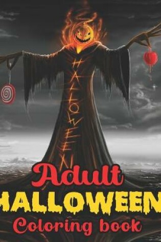 Cover of Adult Halloween Coloring Book