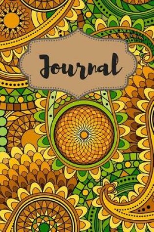 Cover of Yellow and Green Paisley Journal